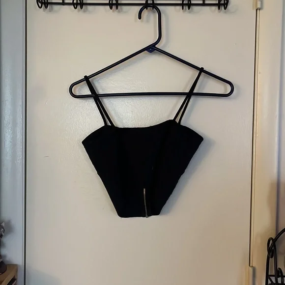 Charlotte Russe black crop top size S - Picture 5 of 5